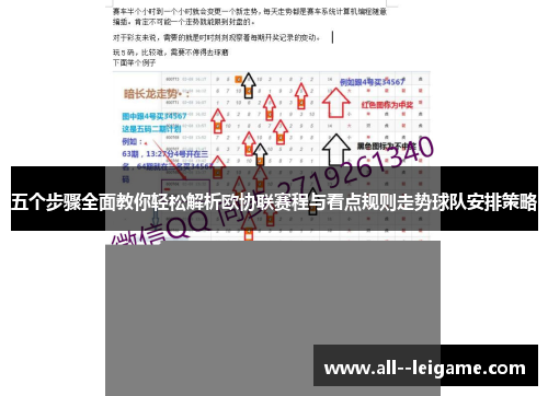 五个步骤全面教你轻松解析欧协联赛程与看点规则走势球队安排策略 五个步骤全面教你轻松解析欧协联赛程与看点规则走势球队安排策略